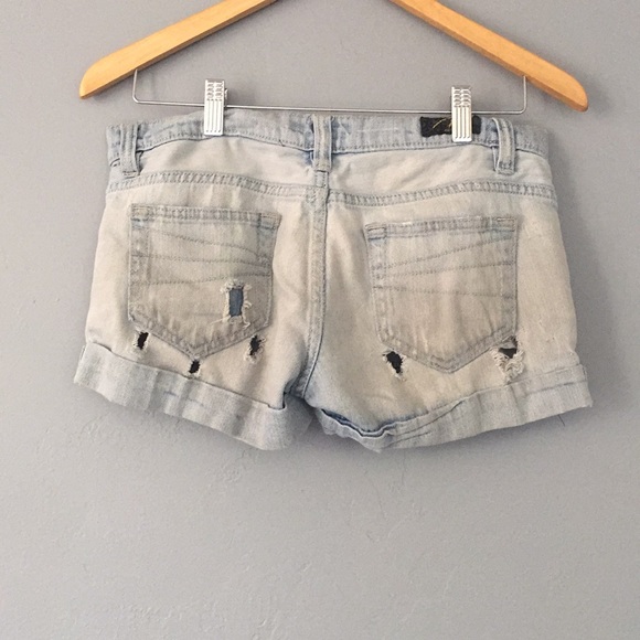 Machine Denim Distressed Shorts - Picture 2 of 3
